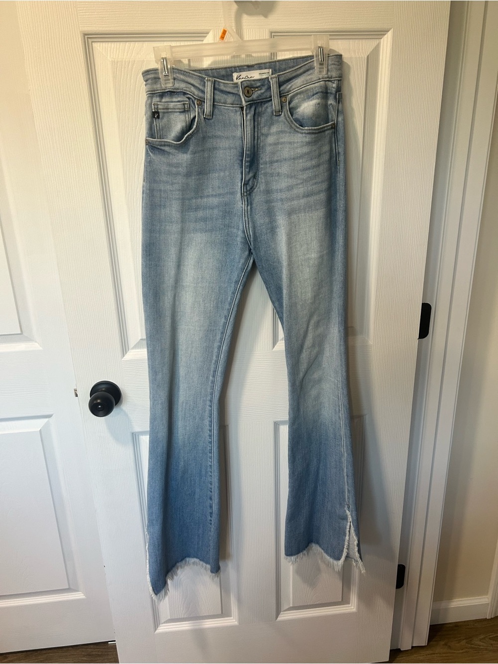 KanCan Light Blue High-Rise Flare Jeans
